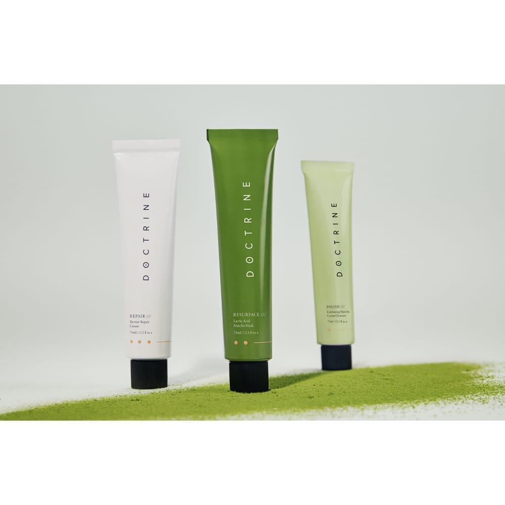 Doctrine Skincare Set Doctrine Three-Step Matcha Power Peel