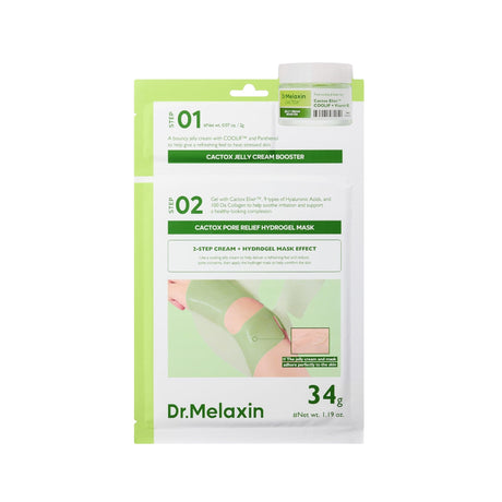 Dr.Melaxin Face Mask Dr.Melaxin Cactox Pore Relief Jelly Cream Hydrogel Masks 4 Pack