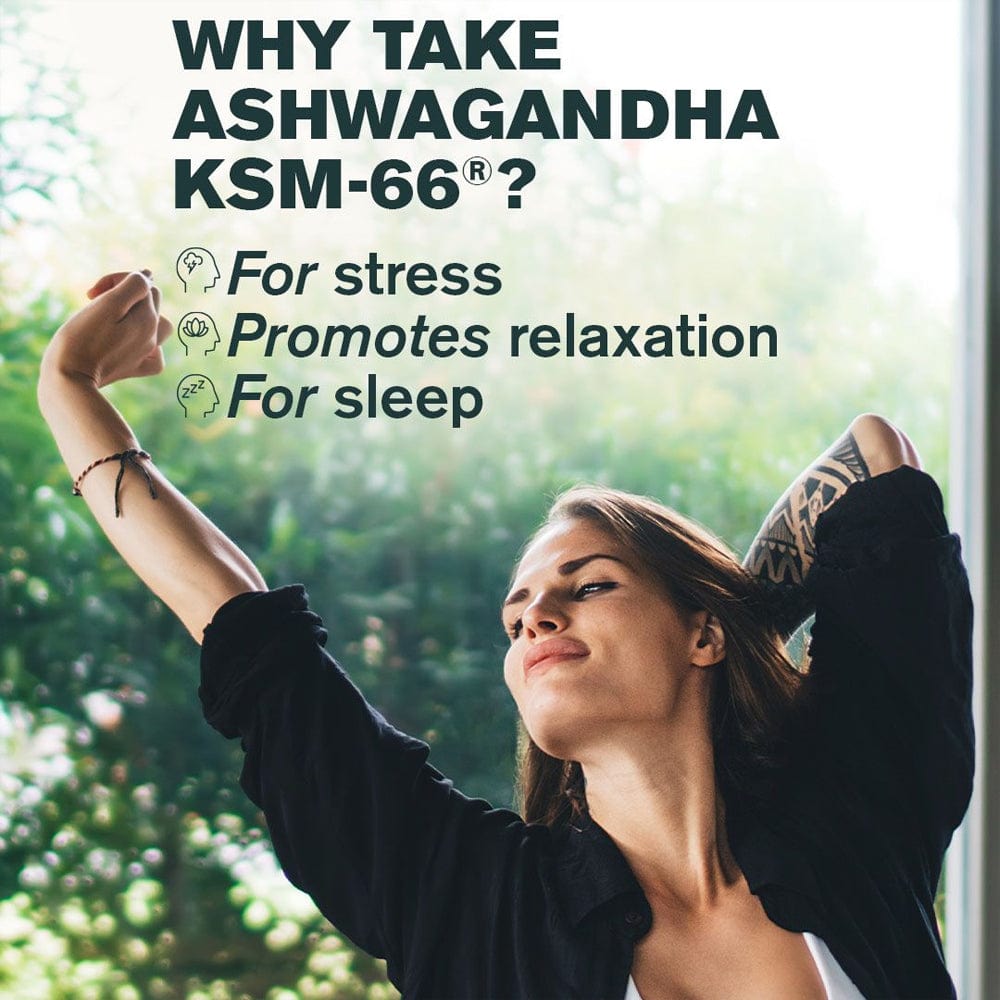 DR.VEGAN Vitamins & Supplements DR.VEGAN Ashwagandha KSM-66 500mg 30 Capsules