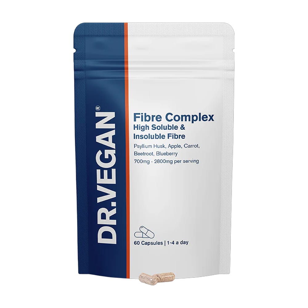 DR.VEGAN Vitamins & Supplements DR.VEGAN Fibre Complex 60 Capsules
