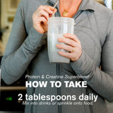 DR.VEGAN Vitamins & Supplements DR.VEGAN Protein & Creatine Superblend 450g