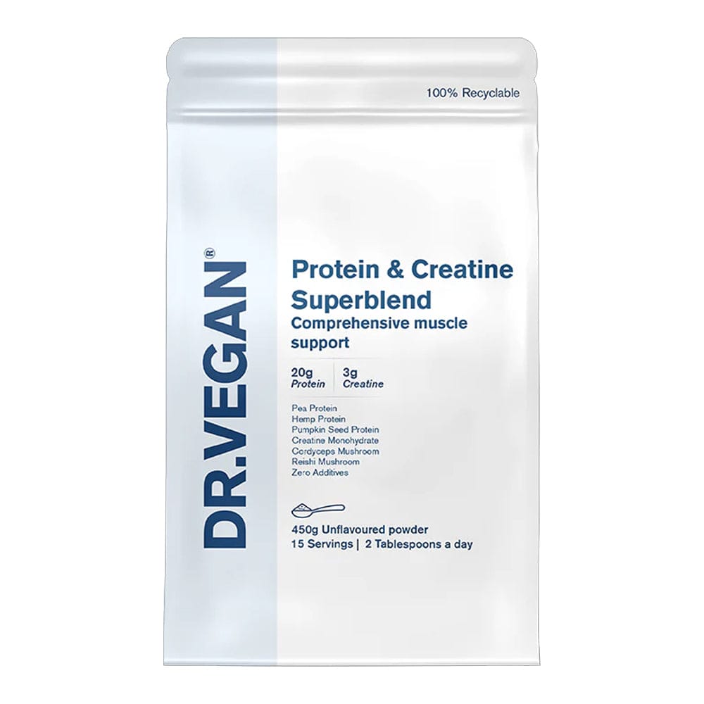 DR.VEGAN Vitamins & Supplements DR.VEGAN Protein & Creatine Superblend 450g