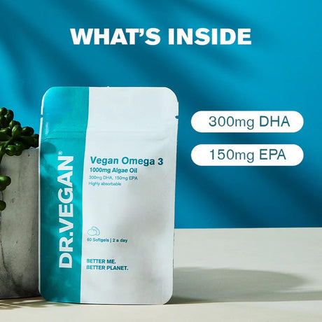 DR.VEGAN Vitamins & Supplements Dr.VEGAN Vegan Omega 3 60 Softgels