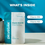 DR.VEGAN Vitamins & Supplements Dr.Vegan Vitamin D3 & K2 30 Capsules