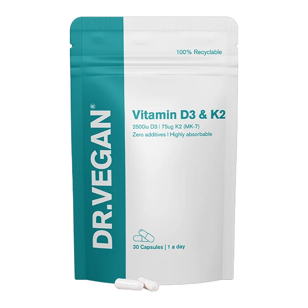 DR.VEGAN Vitamins & Supplements Dr.Vegan Vitamin D3 & K2 30 Capsules