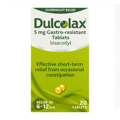 Meaghers Pharmacy Constipation Relief Dulcolax 5mg Gastro-Resistant Tablets