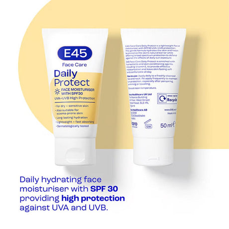 E45 Moisturiser With SPF E45 Daily Protect Moisturiser SPF30 50ml