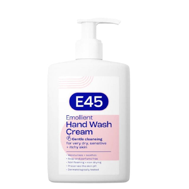 E45 Wash Cream E45 Emollient Wash Cream For Dry, Sensitive & Itchy Skin 250ml