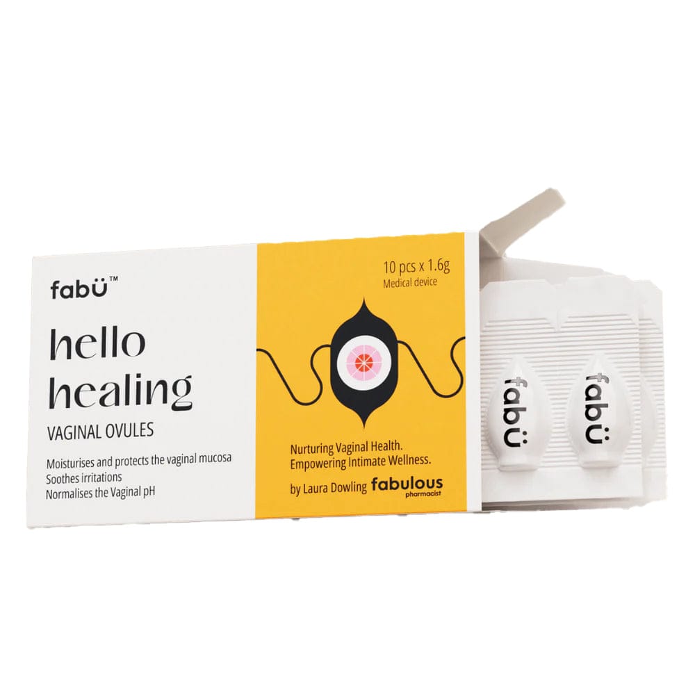 fabÜ Vainal Ovules fabÜ Hello Healing Vaginal Ovules