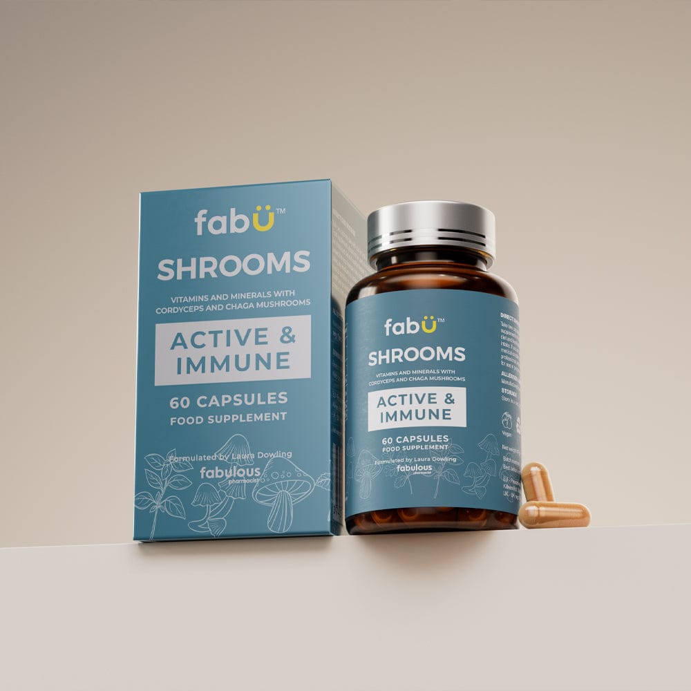 fabÜ Vitamins & Supplements fabÜ SHROOMS ACTIVE & IMMUNE 60 Capsules