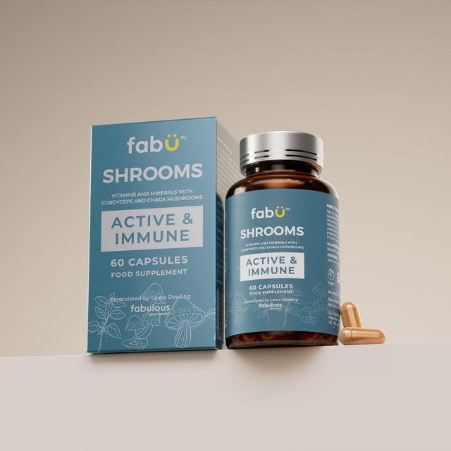 fabÜ Vitamins & Supplements fabÜ SHROOMS ACTIVE & IMMUNE 60 Capsules
