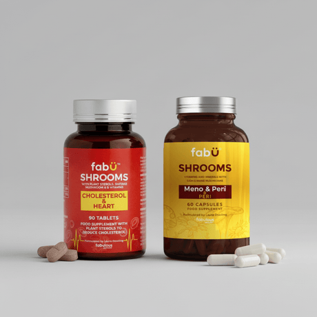 fabÜ Vitamins & Supplements fabÜ SHROOMS Wellness Bundle - Cholesterol & Meno Support