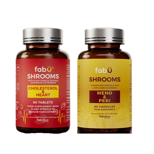 fabÜ Vitamins & Supplements fabÜ SHROOMS Wellness Bundle - Cholesterol & Meno Support