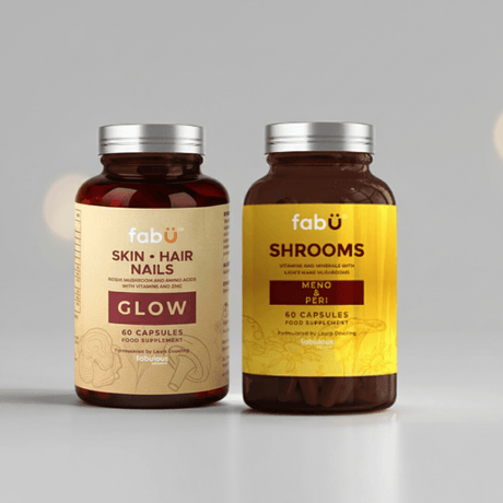 fabÜ Vitamins & Supplements fabÜ Skin Glow & SHROOMS Meno Duo Bundle