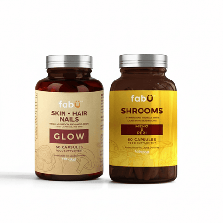 fabÜ Vitamins & Supplements fabÜ Skin Glow & SHROOMS Meno Duo Bundle