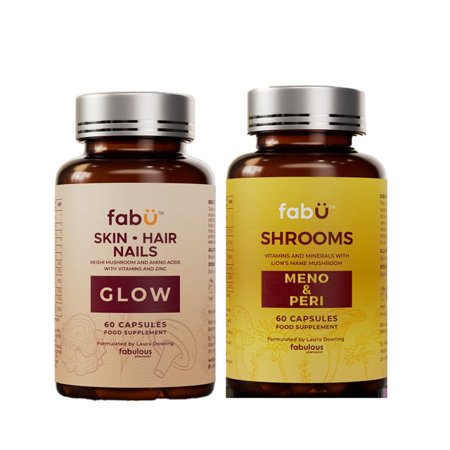 fabÜ Vitamins & Supplements fabÜ Skin Glow & SHROOMS Meno Duo Bundle