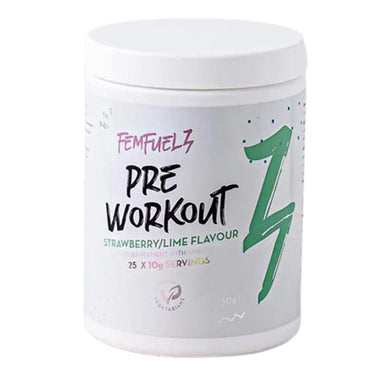 FemFuelz Pre Workout FemFulez Pre Workout Strawberry & Lime Flavour 250g