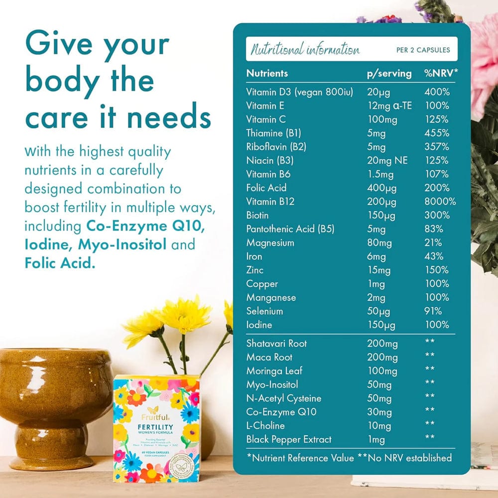Fruitful Vitamins & Supplements Fruitful Fertility – Women’s Formula