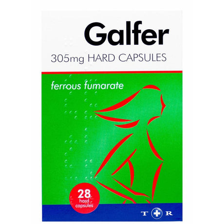 Galfer Vitamins & Supplements Galfer 305mg 28 Capsules