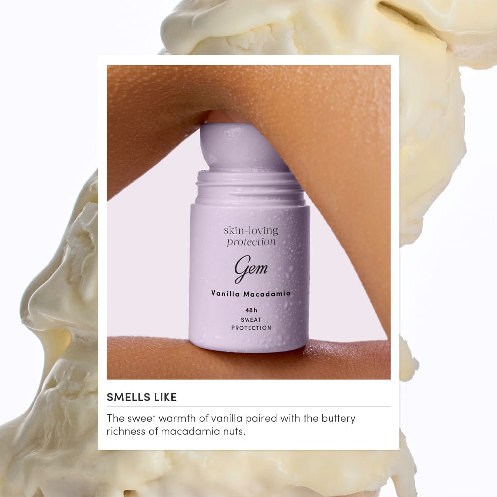Gem Deodorant Gem Deodorant Roll-On Vanilla Macadamia 50ml
