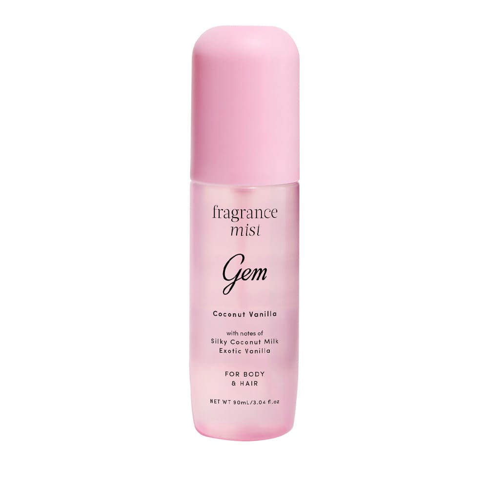 Gem Body Mist Gem Fragrance Mist Coconut Vanilla 90ml