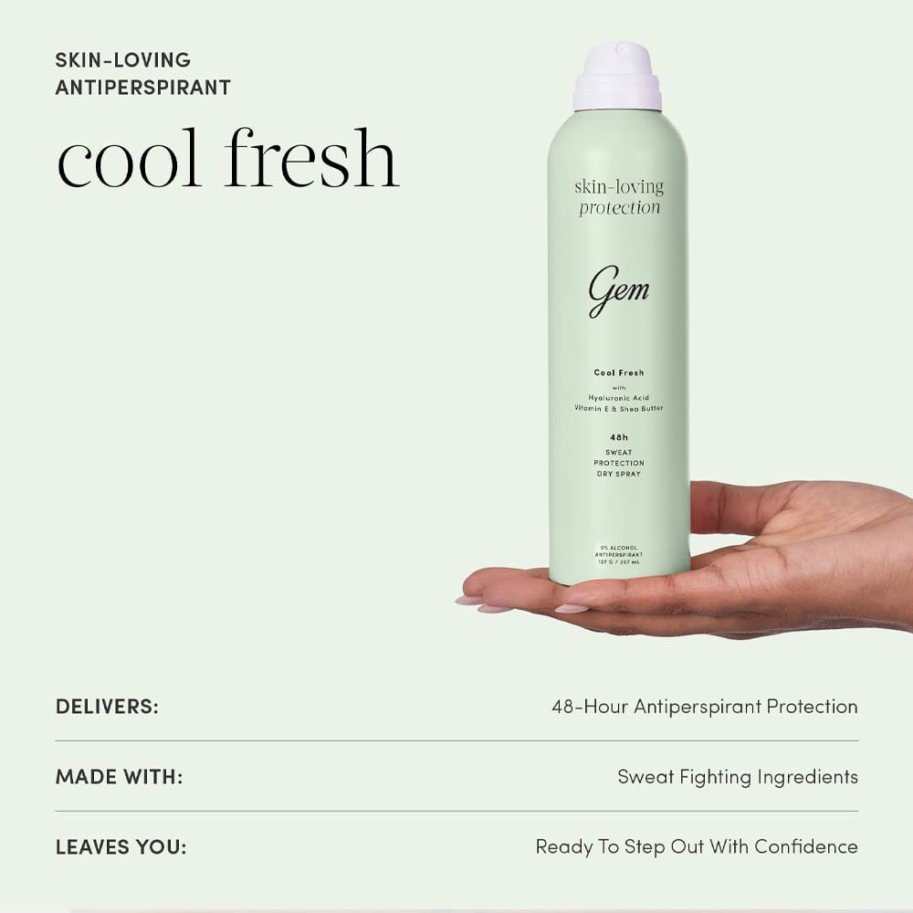 Gem Deodorant Gem Skin-Loving Deodorant Cool Fresh 207ml