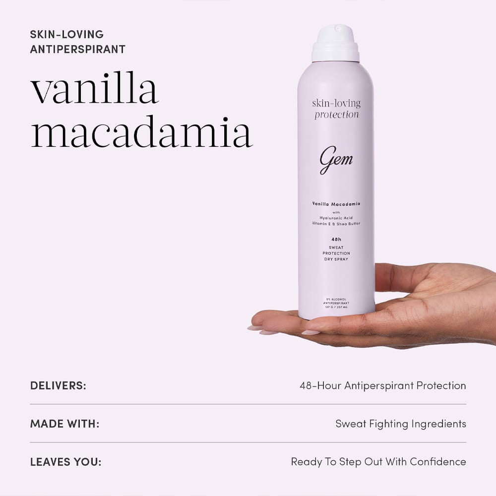 Gem Deodorant Gem Skin-Loving Deodorant Vanilla Macademia 207ml