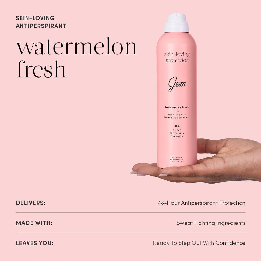 Gem Deodorant Gem Skin-Loving Deodorant Watermelon Fresh 207ml