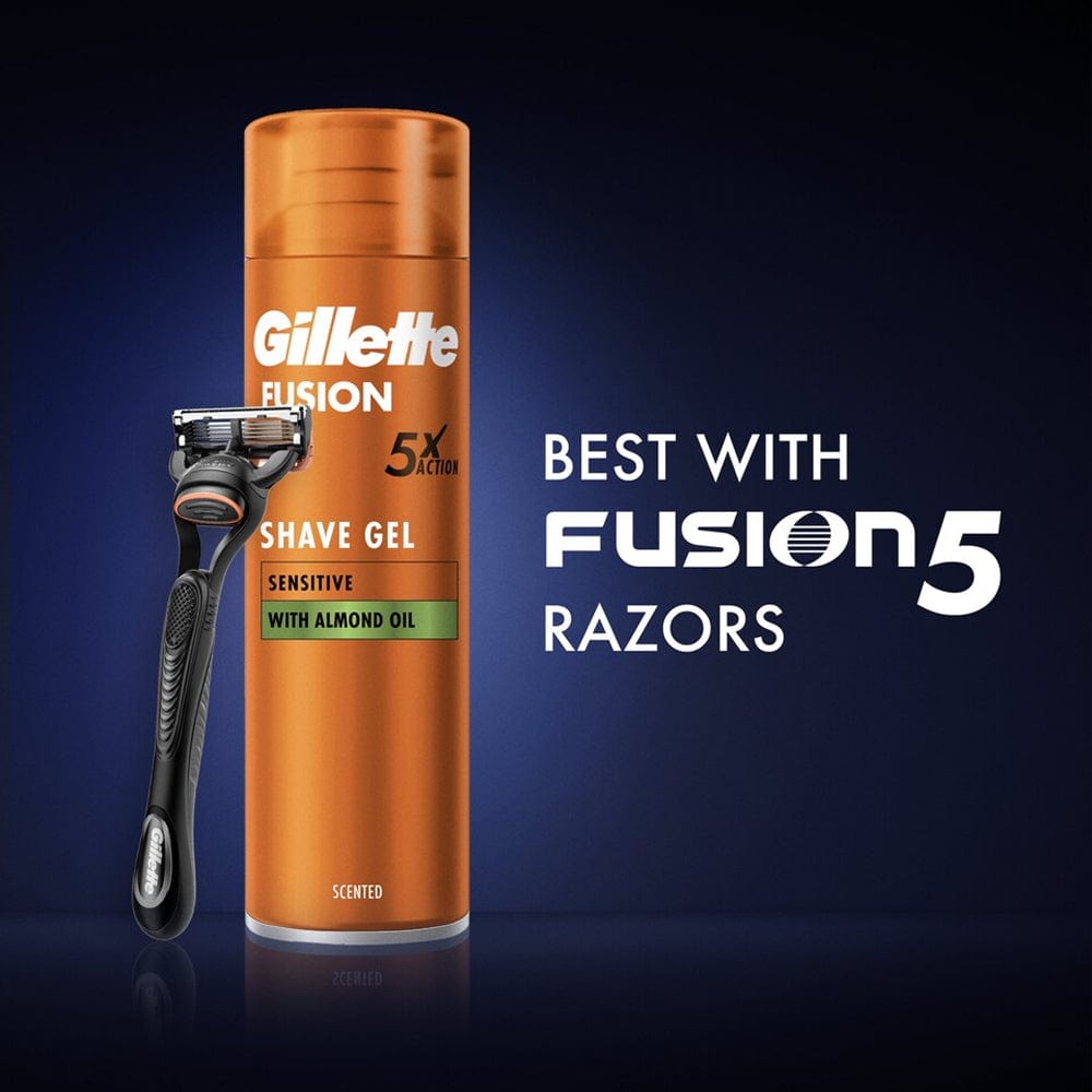 Gillette Shaving Gel Gillette Fusion Shave Gel Ultra Sensitive 200ml