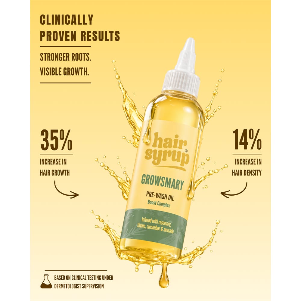 Hair Syrup Pre Wash Oil Hair Syrup Growsmary Pre-Wash Oil 100ml