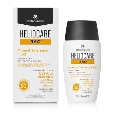 Heliocare Sun Protection Heliocare Mineral Tolerance Fluid SPF50 50ml Meaghers Pharmacy