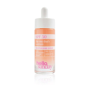 You added <b><u>Hello Sunday The One That's A Serum SPF50 30ml</u></b> to your cart.
