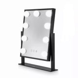Carmen mirror Black Hollywood 9 Bulb Vanity Mirror