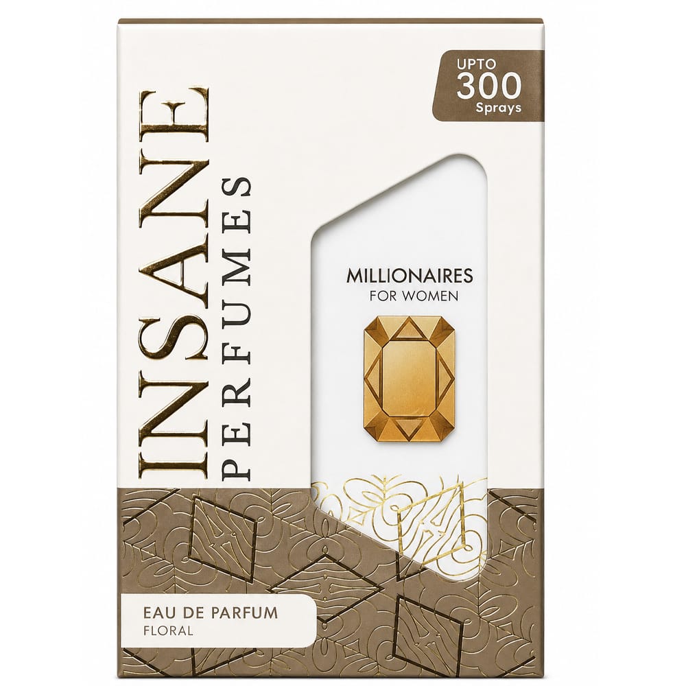Insane Perfumes Women's Fragrance Insane Perfumes Millionaires For Women Eau de Parfum 20ml