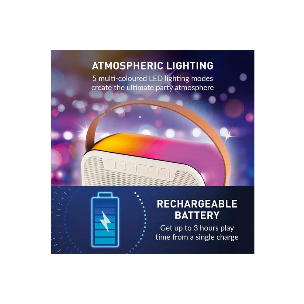 iTek Speaker Itek Portable BT Karaoke Speaker with 2 Microphones