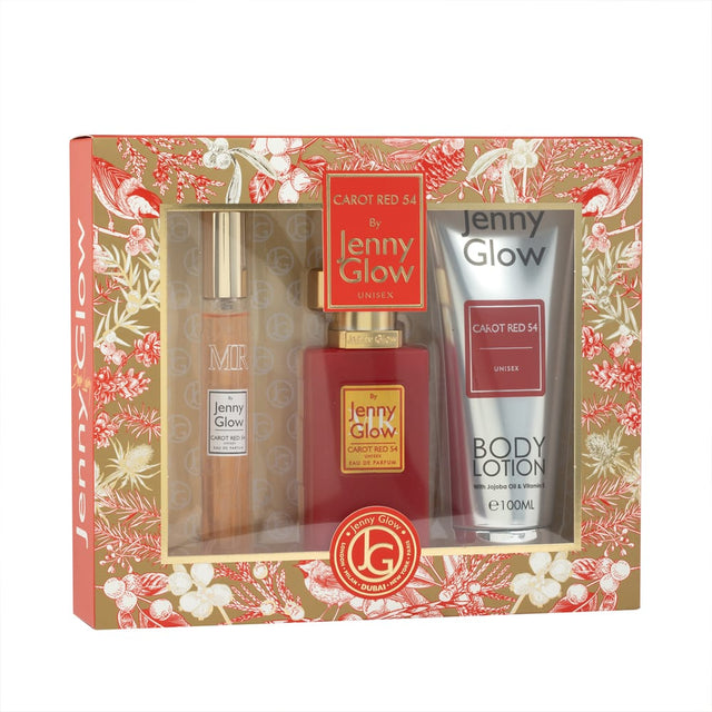 Jenny Glow Fragrance Set Jenny Glow Carot Red 54 Unisex Gift Set