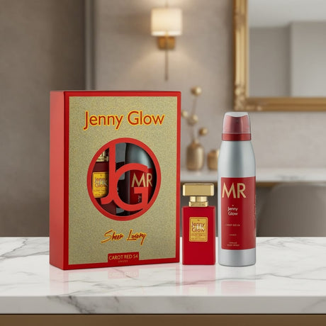 Jenny Glow Fragrance Set Jenny Glow Carrot Red 54 Unisex Gift Set