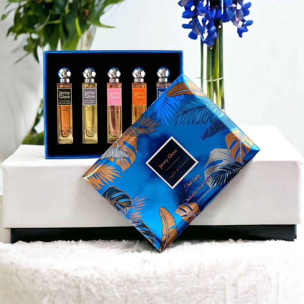Jenny Glow Fragrance Set Jenny Glow Denim Blue 5 Piece Gift Set