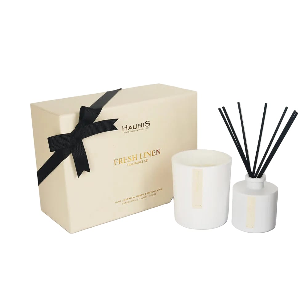 Jenny Glow Candle Jenny Glow Fresh Linen Fragrance Gift Set