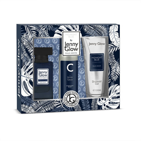 Jenny Glow Fragrance Set Jenny Glow Midnight Blue Pour Homme Gift Set