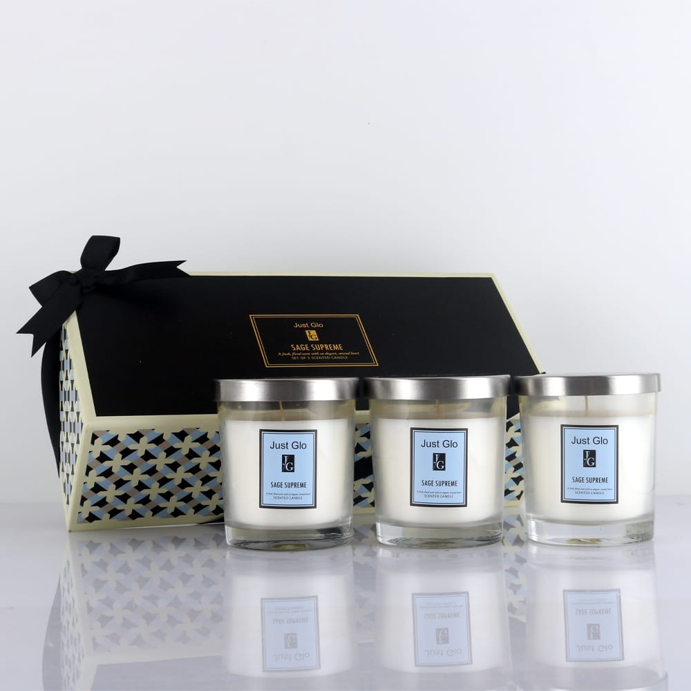 Jenny Glow Candle Set Jenny Glow Sage Supreme Candle Set