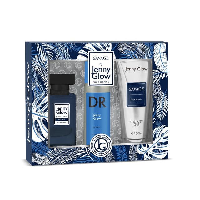 Jenny Glow Fragrance Set Jenny Glow Savage Pour Homme Gift Set