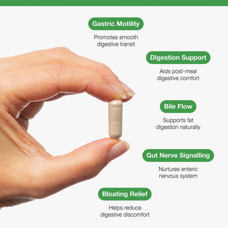 Metagenics Motility Complex with Ginger + Artichoke 120 Capsules