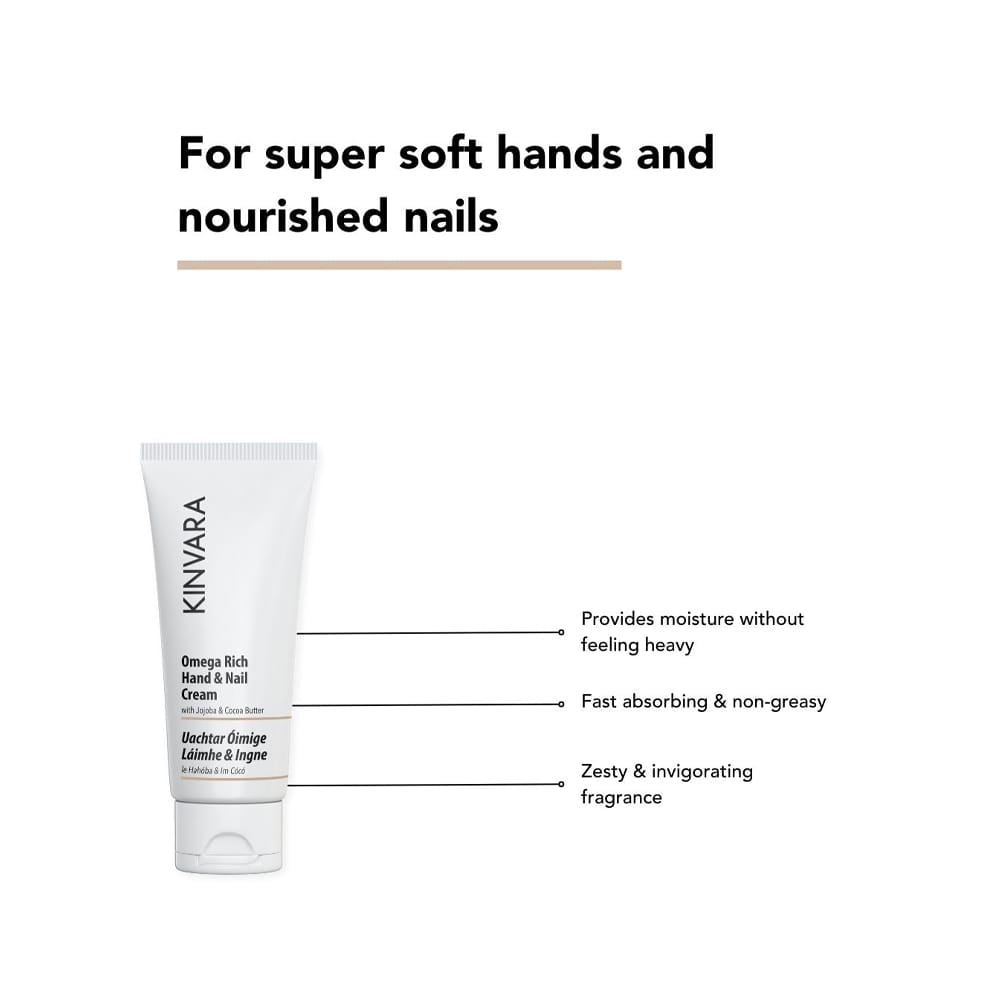 Kinvara Skincare Hand Cream Kinvara Omega Rich Hand & Nail Cream 60ml