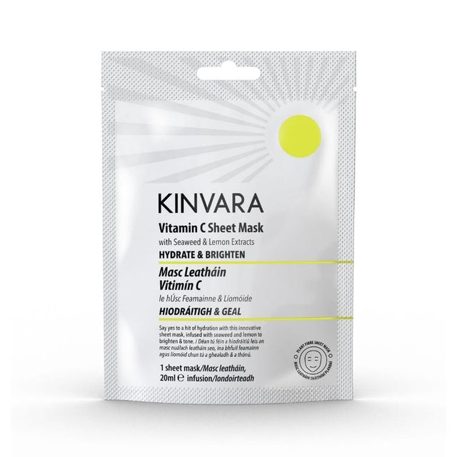 Kinvara Skincare Sheet Mask Kinvara Vitamin C Sheet Mask