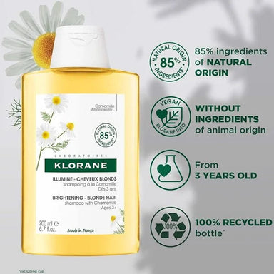 Klorane Shampoo Klorane Camomile Shampoo For Blonde Hair 200ml