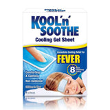 Kool N Soothe Fever Gel Sheets Kool N Soothe Childrens Fever Cooling Gel Sheets