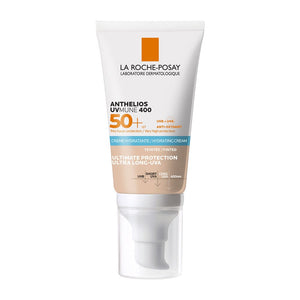 You added <b><u>La Roche-Posay Anthelios UVMune 400 Hydrating Suncream Tinted SPF50 50ml</u></b> to your cart.