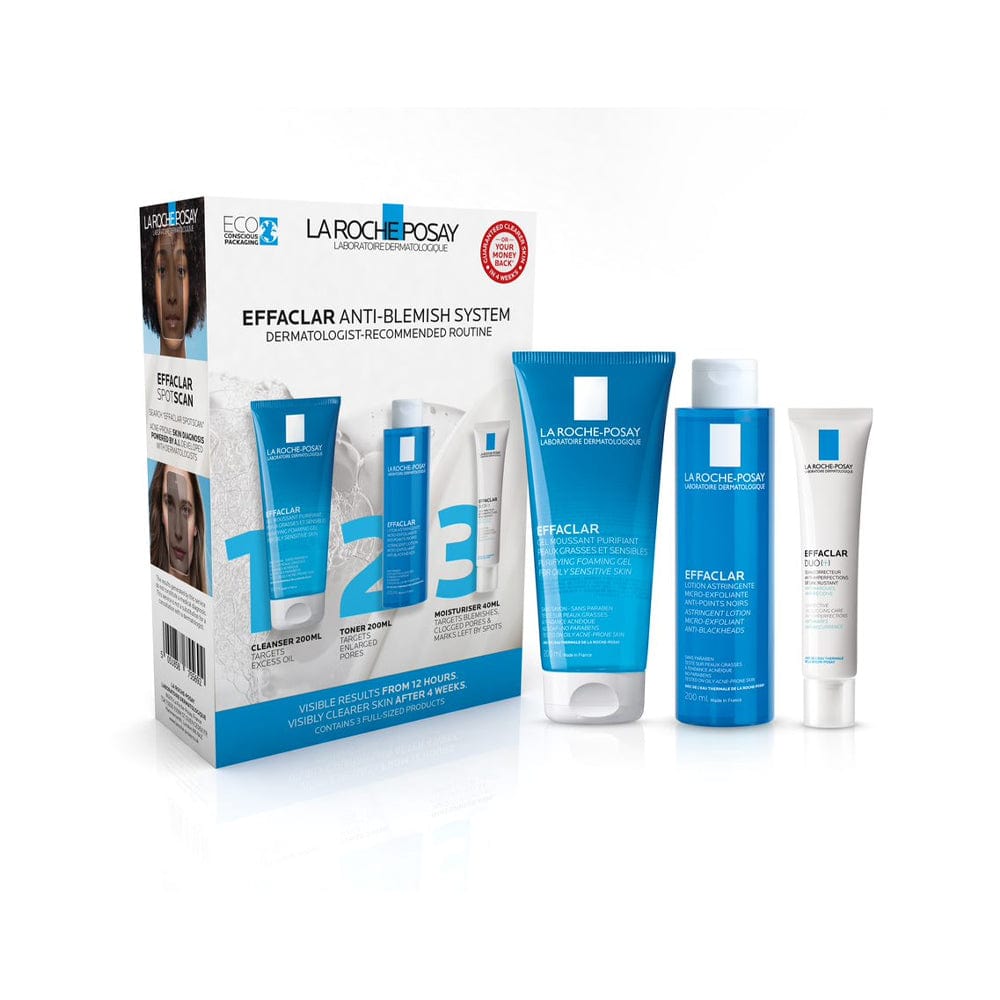 La Roche-Posay Effaclar 3-Step Anti Blemish System| Meaghers Pharmacy