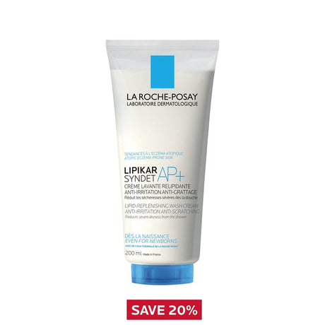 La Roche-Posay Body Wash 200ml La Roche-Posay Lipikar Syndet Ap+Save 20%